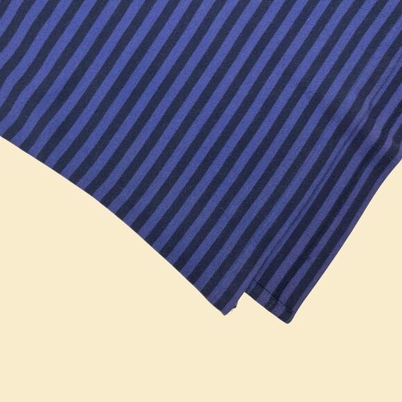 90s XL Polo by Ralph Lauren shirt, vintage blue striped polo short sleeve top - Picture 8 of 9